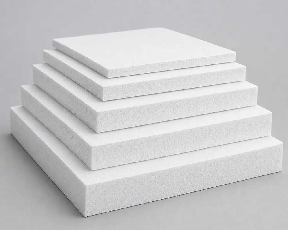 Stacked EPS insulation blocks, TKG Karachi