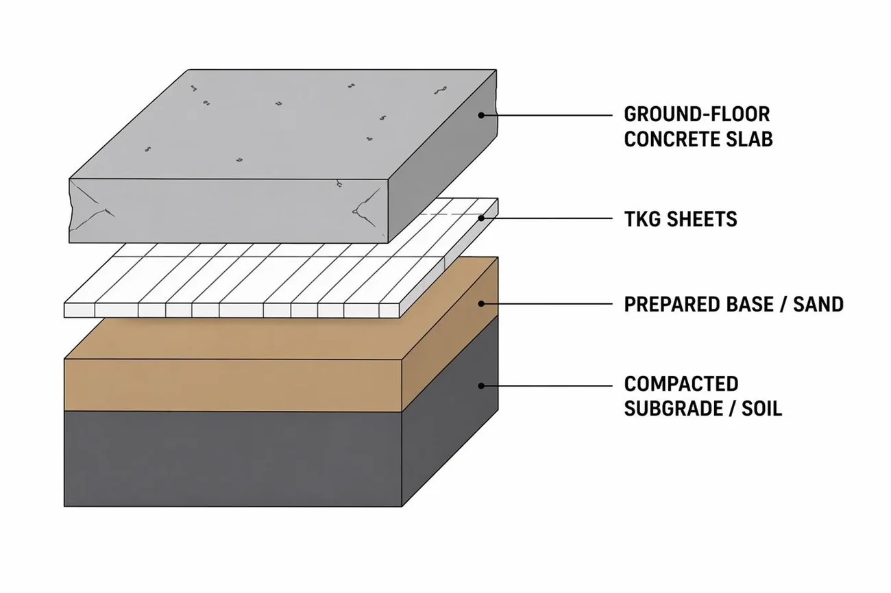 Floor upgrade for cold storage, TKG
